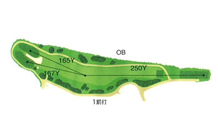Official hole map of Chikushino No.2 秋月の里