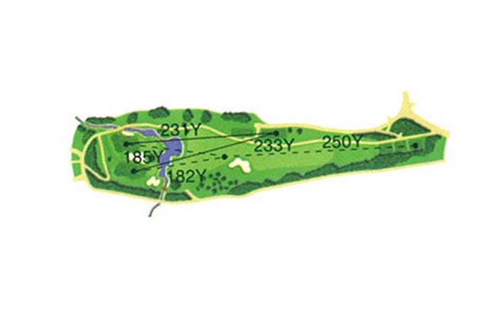 Official hole map of Chikushino No.8 山桜
