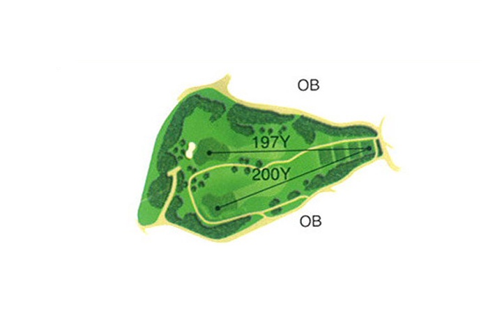Official hole map of Chikushino No.9 別離
