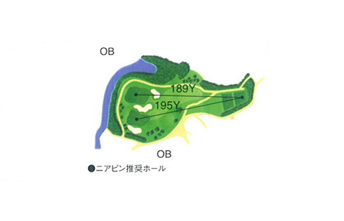 Official hole map of No.2 Taki no Sawa