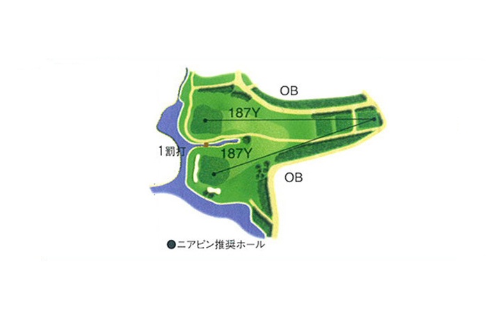 Official hole map of No.4 Kobushi (KOBUSHI)