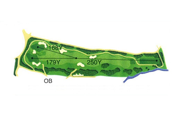 Official hole map of No.5 Unmei (DESTINY)