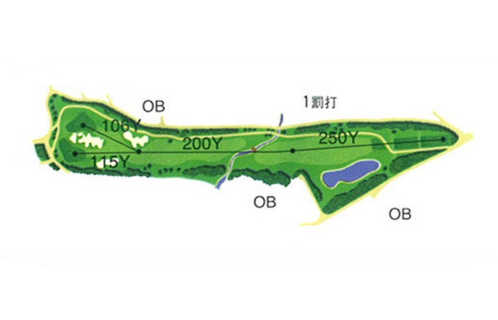 Official hole map of No.7 Hanamizuki (HANAMIZUKI)