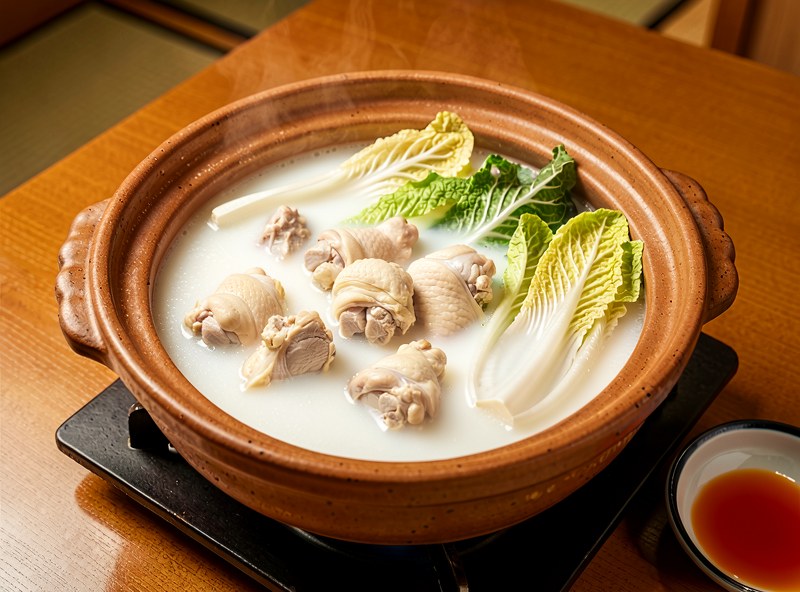 Hakata mizutaki (chicken hot pot)