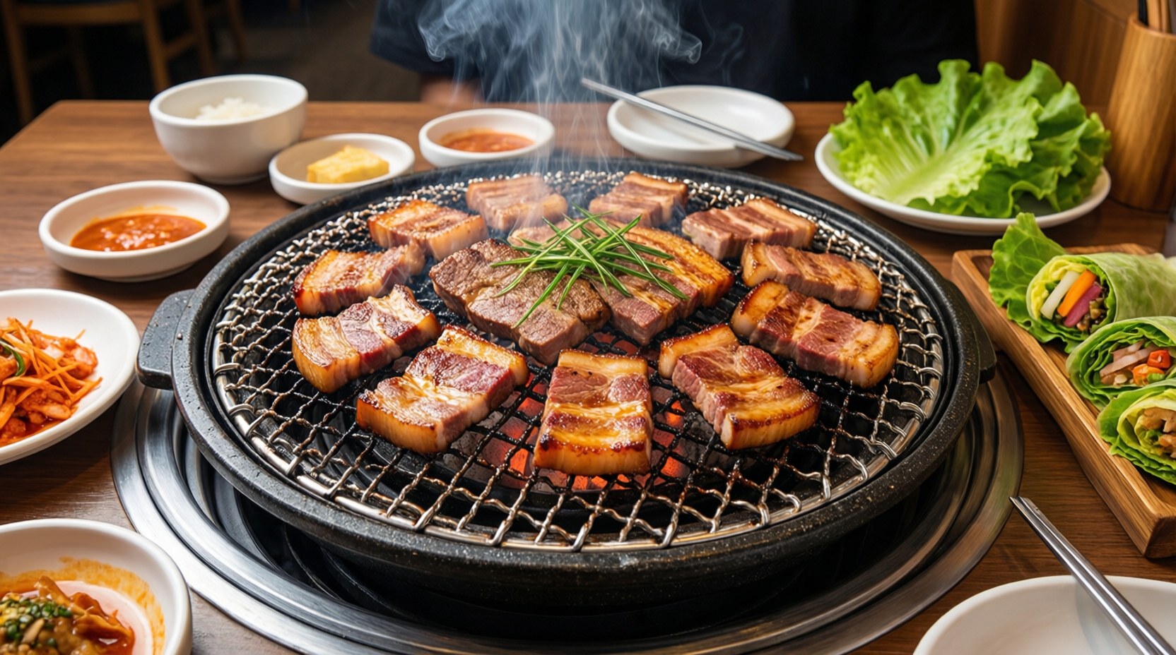 도보 5분 한식당 삼겹살 무제한